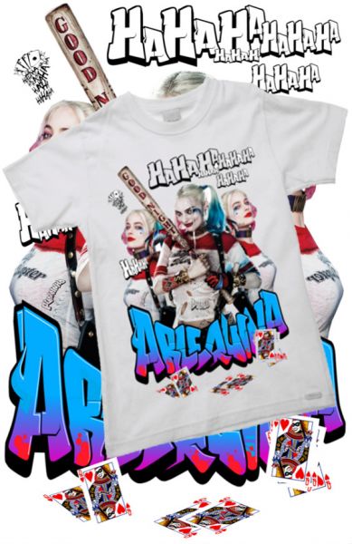 Camiseta da arlequina